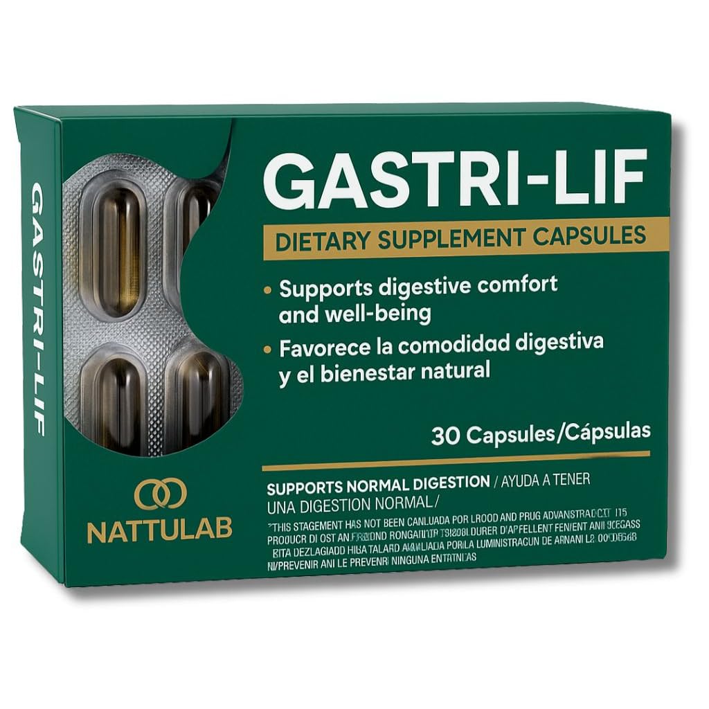 NATTULAB GASTRI-LIF Capsule 1 Count