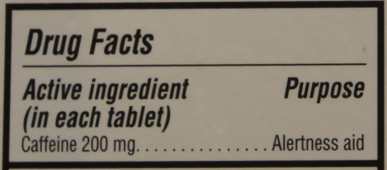 Equate Stay Awake Alertness Aid with Caffeine Maximum Strength Tablets 80 Count