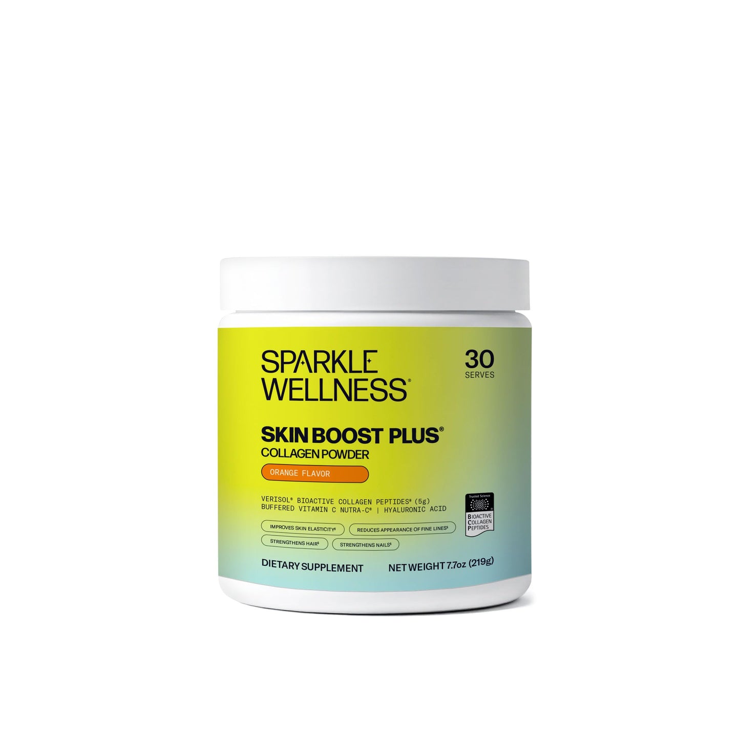 Sparkle Wellness VERISOL Bioactive Hydrolyzed Collagen Peptides Powder, 30 Servings