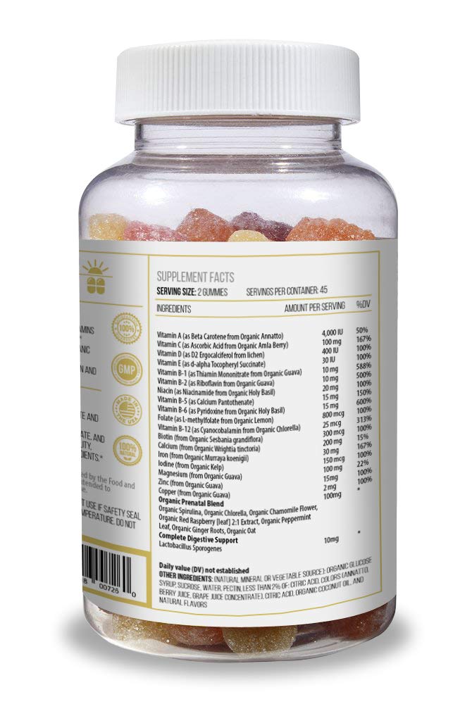 ACTIF Prenatal Gummies 90 Count