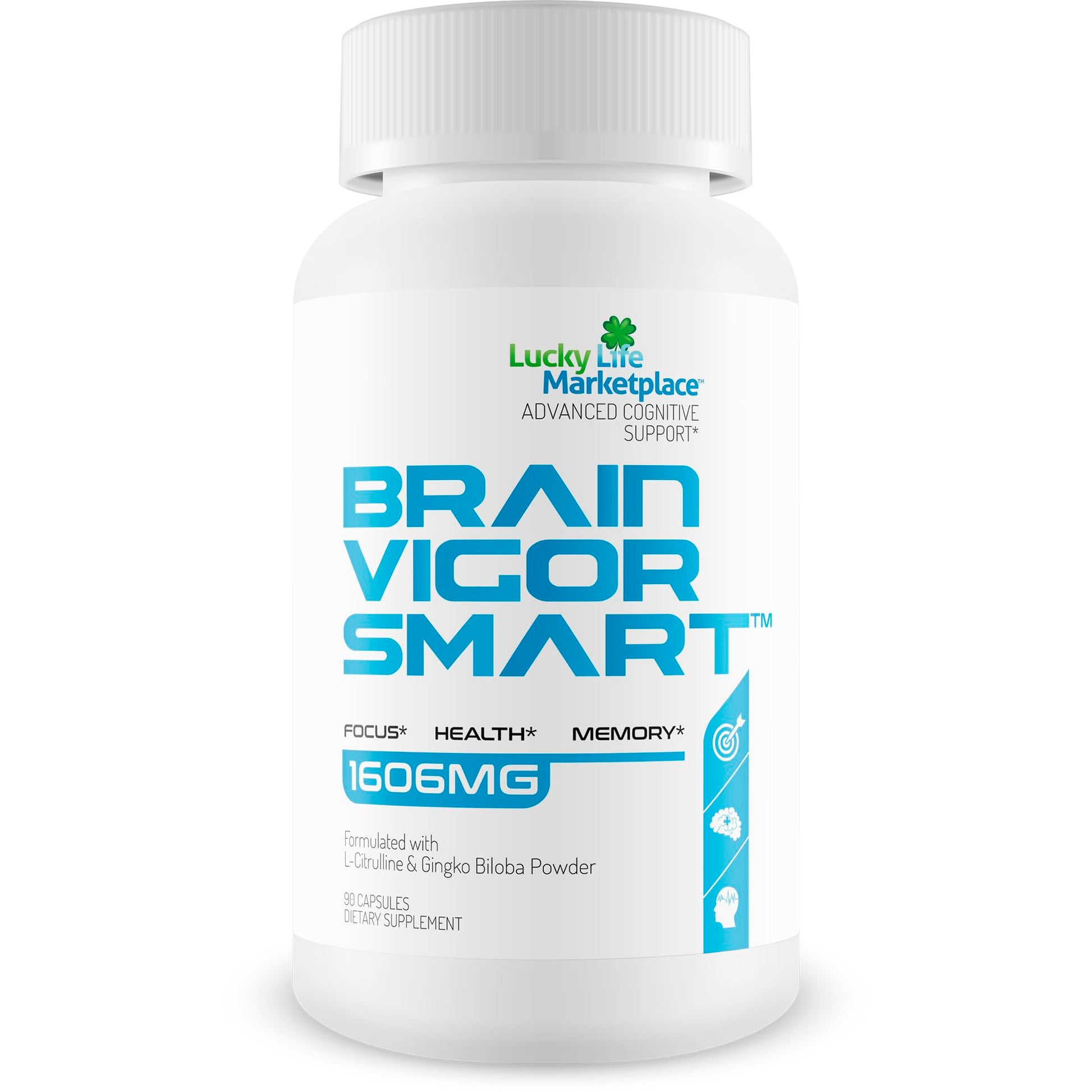Generic Brain Vigor Smart Brain Booster Capsule 90 Count
