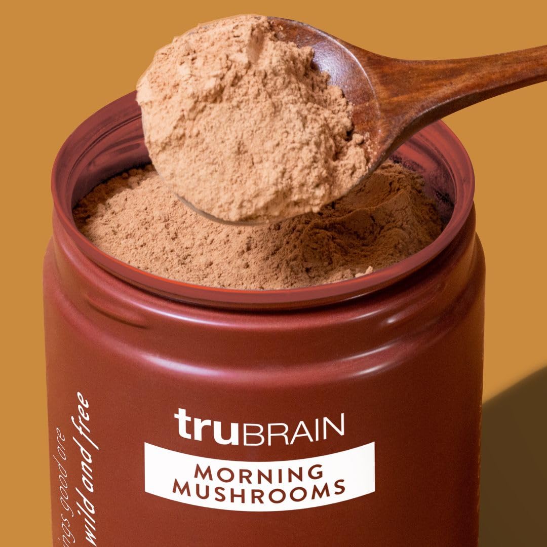 TruBrain Morning Mushrooms Powder 6.4 oz