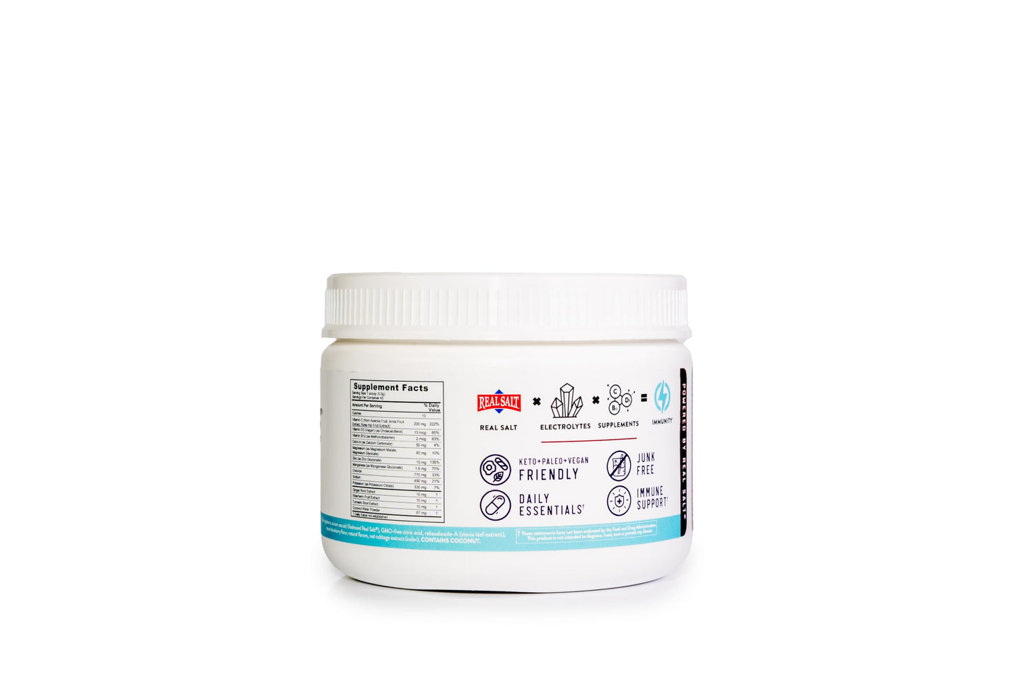 REDMOND Re-Lyte Immunity Multivitamin Supplement Mix Powder 7.6 Ounce
