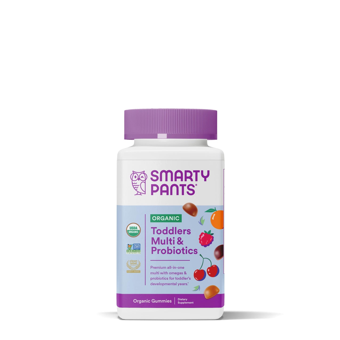 SmartyPants Organic Toddler Multivitamin 60 Gummies