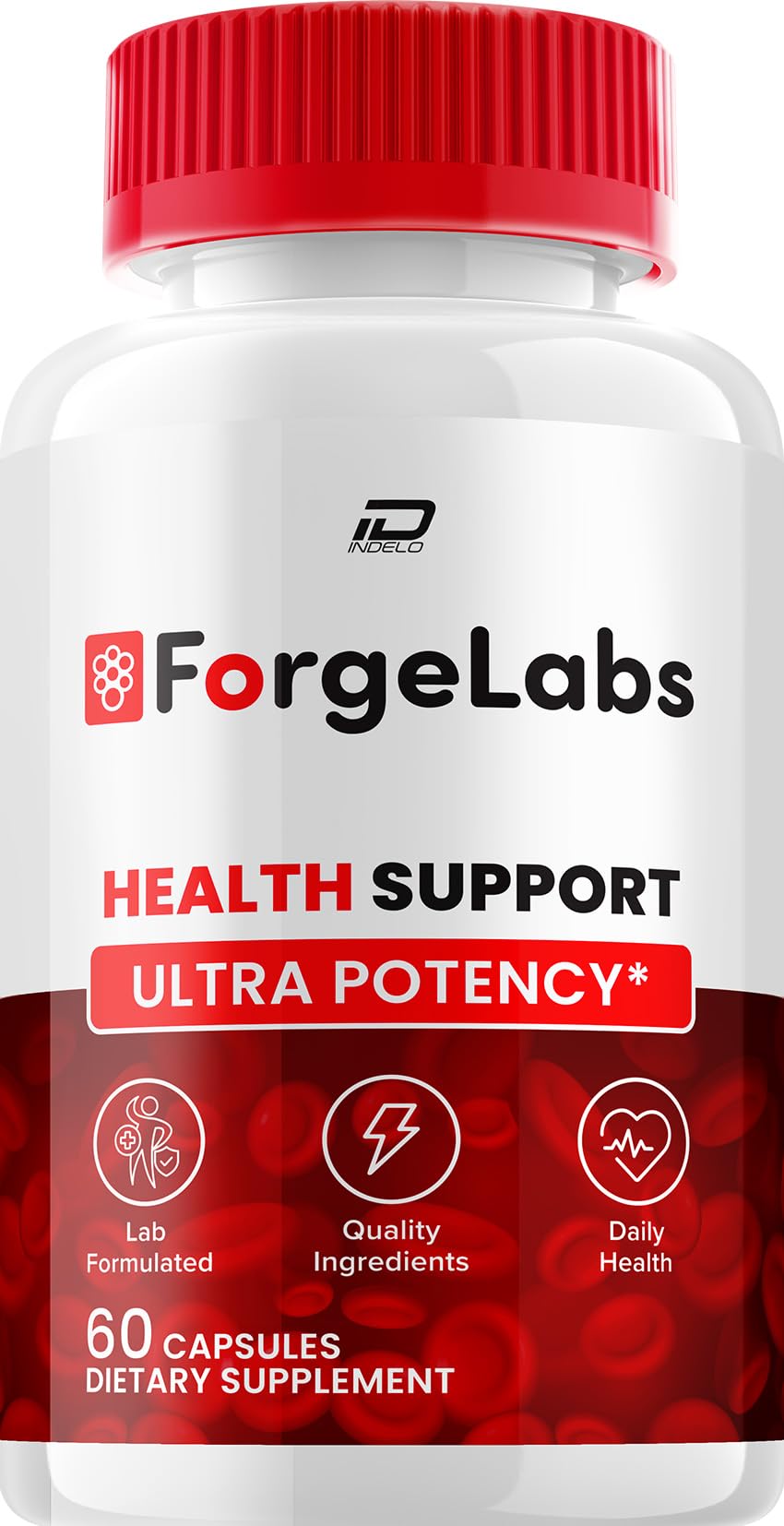 Indelo ForgeLabs Capsules – Forge Labs Advanced Supplement, All Natural Formula to Maintain Healthy Levels, ForgeLabs Maximum Strength, 60 Capsules