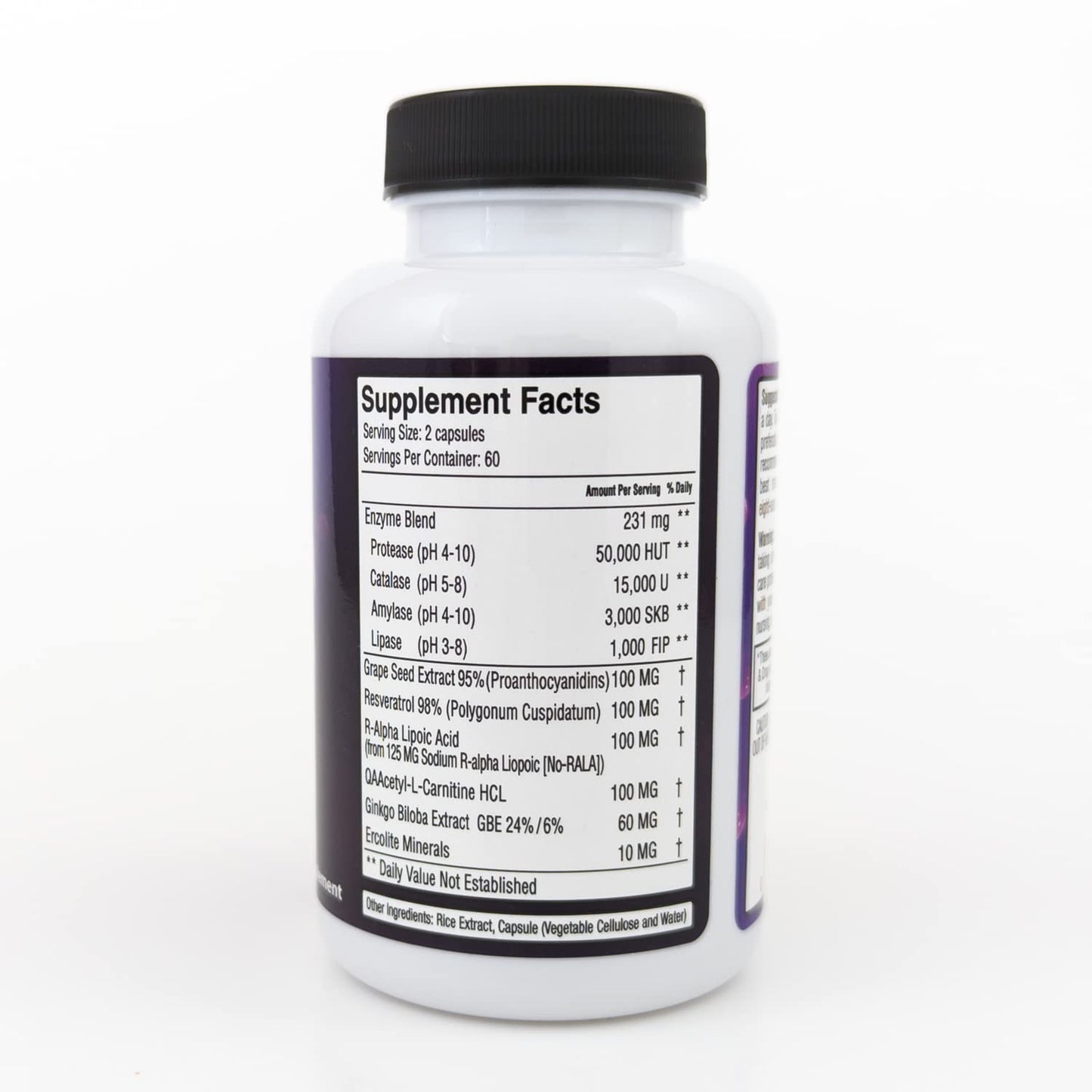 Allegany Nutrition Daily Antioxidant Enzyme Capsules, 120