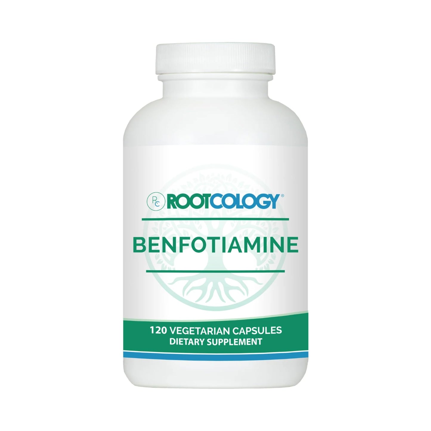 Rootcology Benfotiamine 300mg Capsules, 120 Count