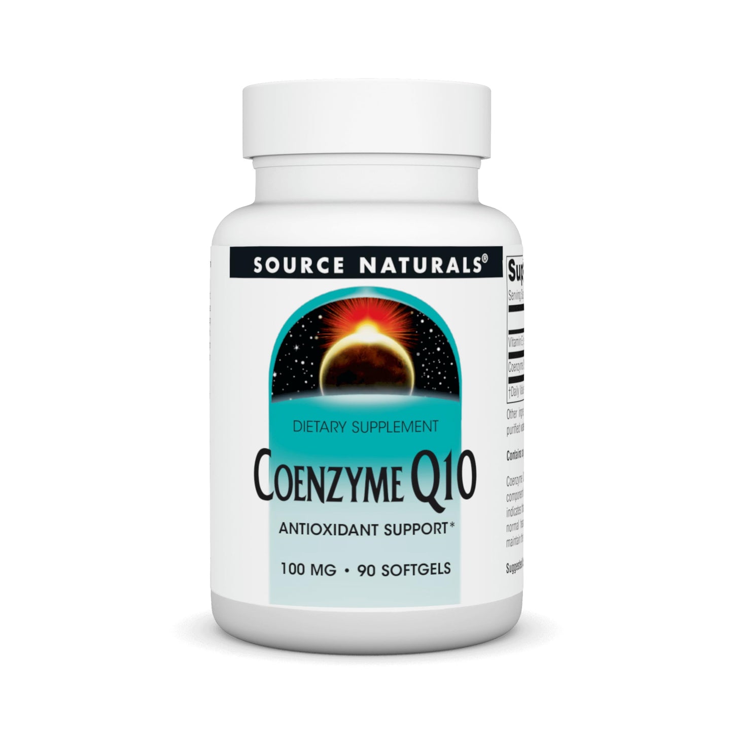 Source Naturals Coenzyme Q10 100 mg Softgels, 90 Softgels
