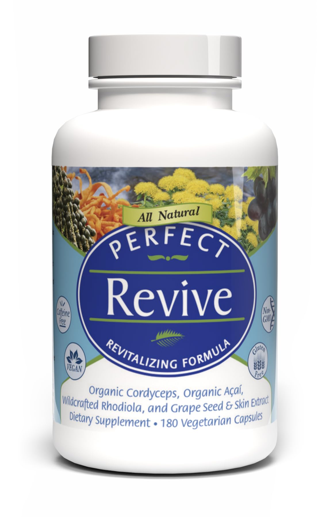 Perfect Supplements Perfect Acai Revive, 180 Capsules