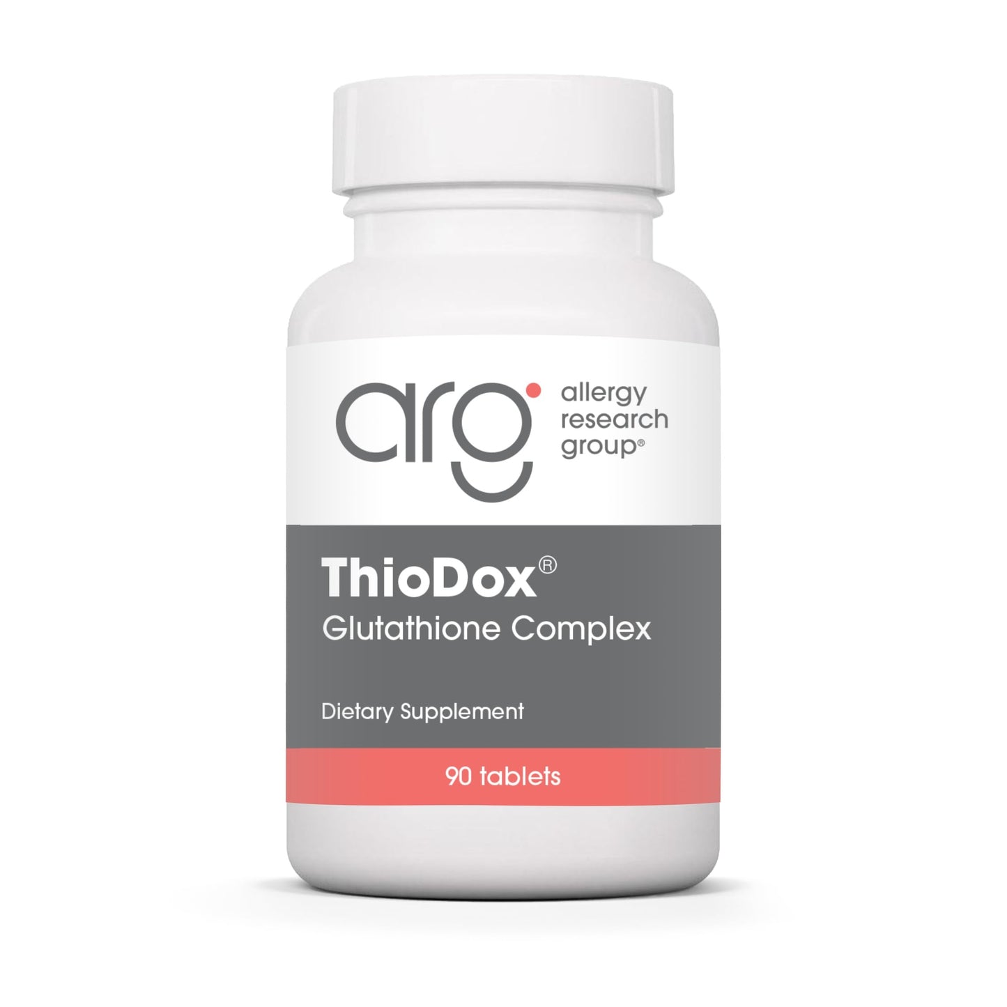 Allergy Research Group ThioDox Supplement - Glutathione Complex, L-Glutathione with Vitamin C, NAC, Alpha Lipoic Acid, 90 Tablets