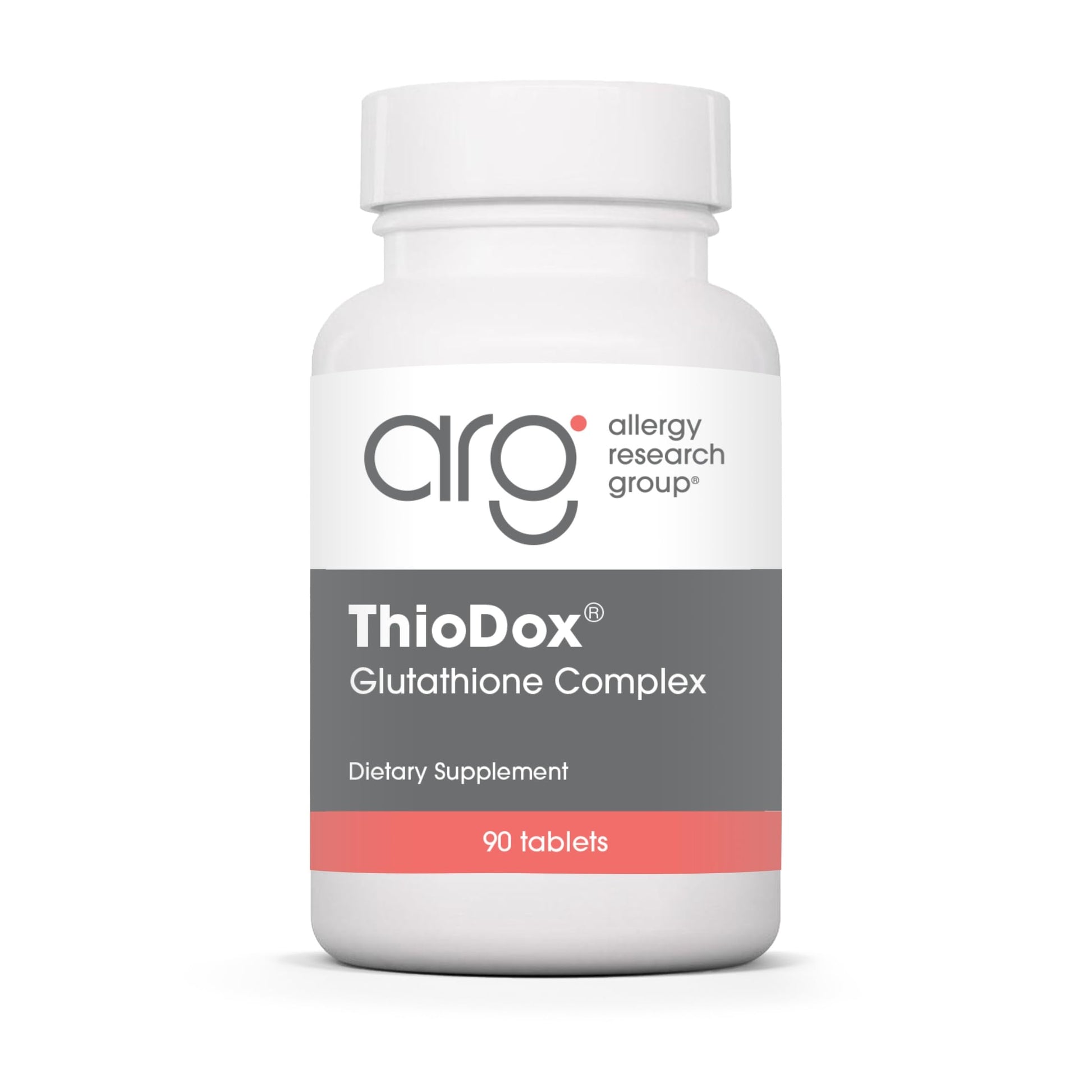 Allergy Research Group ThioDox Supplement - Glutathione Complex, L-Glutathione with Vitamin C, NAC, Alpha Lipoic Acid, 90 Tablets