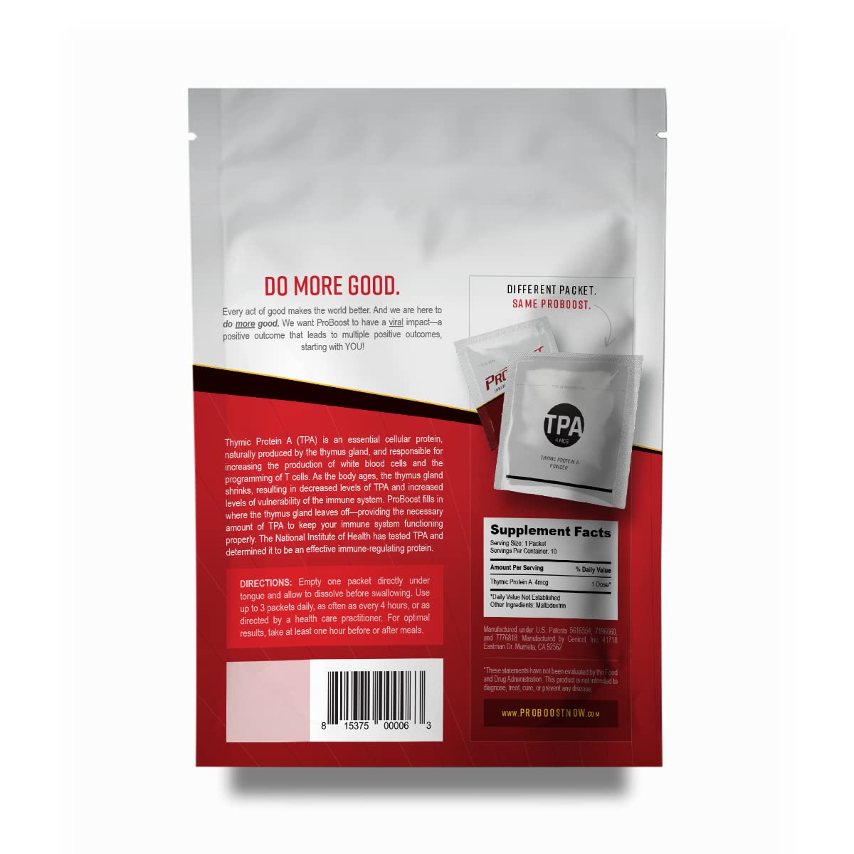 ProBoost Thymic Protein A Powder Packets 0.75 oz
