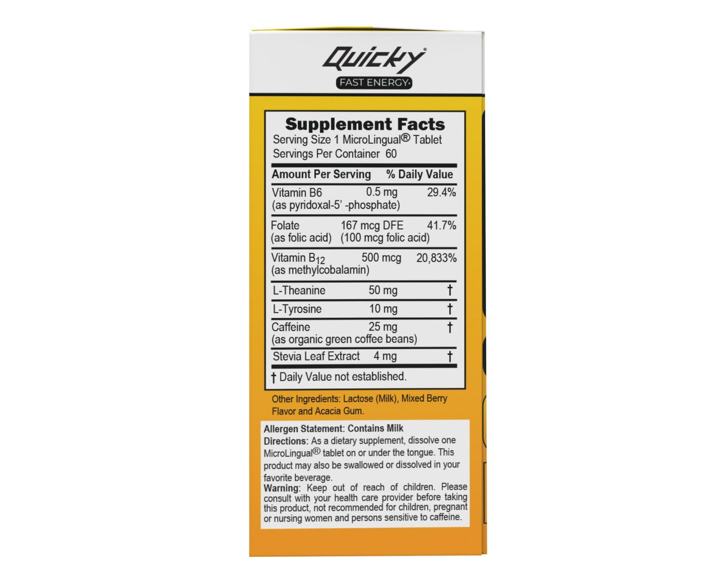 Superior Source Quicky Fast Energy Tablet, 60 Tablets