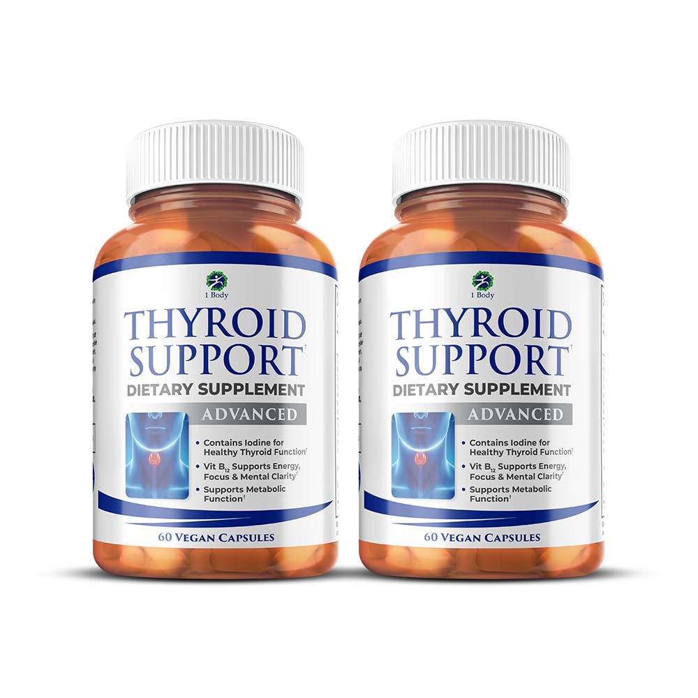1 Body Thyroid Support Supplement Capsule, 120 Capsules