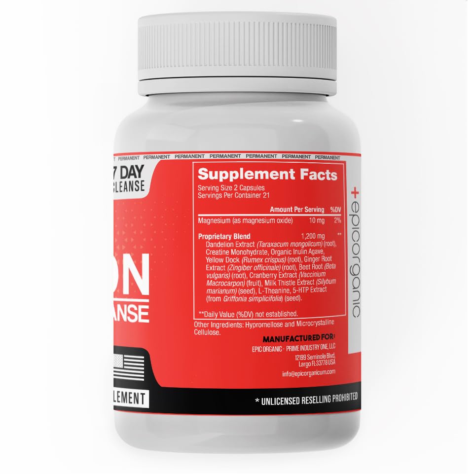 Epic Organicum Detox 30 Capsules