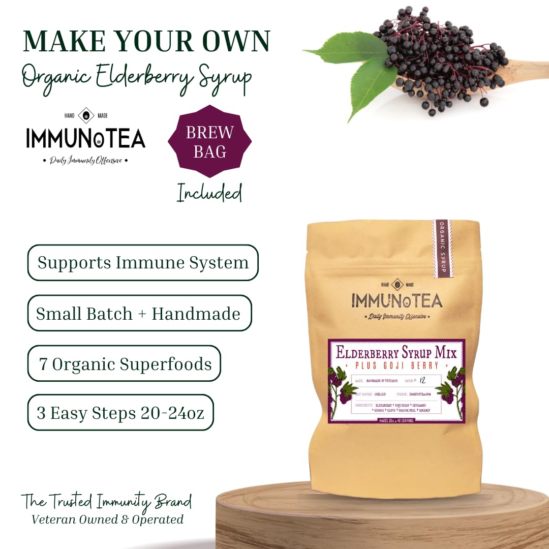 Immunotea Organic Elderberry Syrup DIY Kit Chewables 1