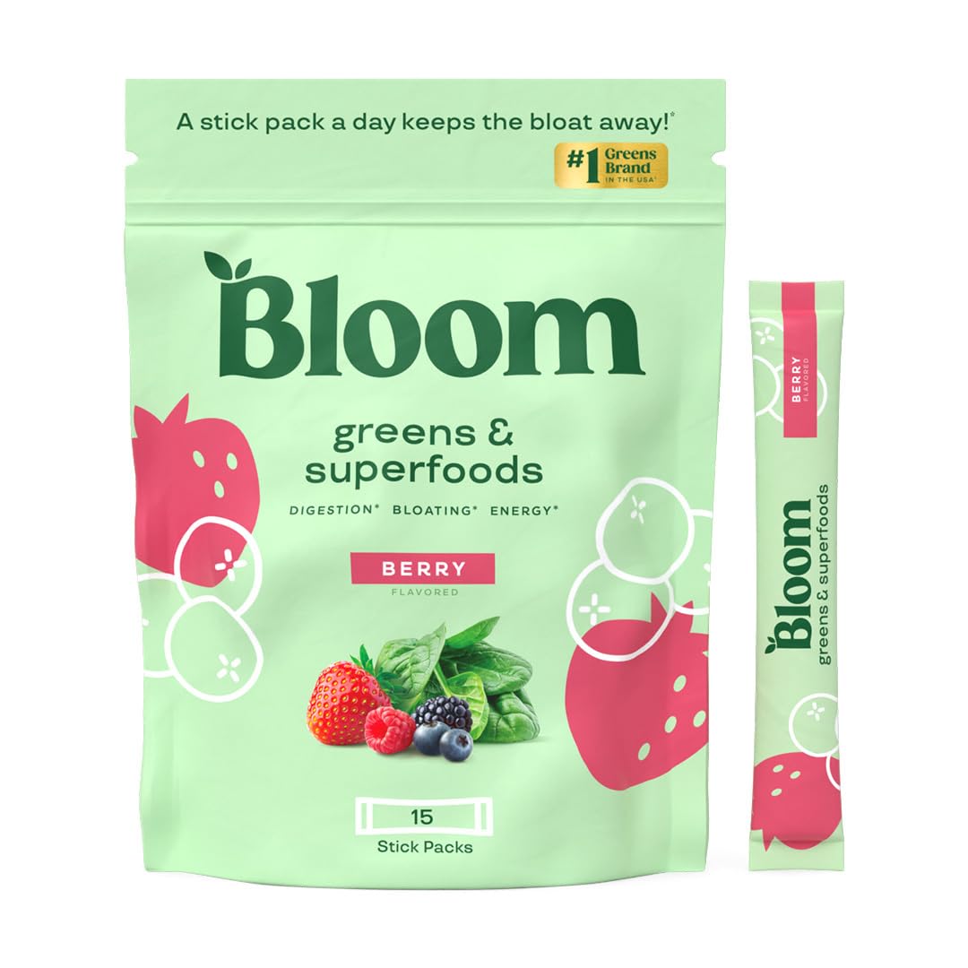 Bloom Nutrition Superfood Greens Powder 3-Count