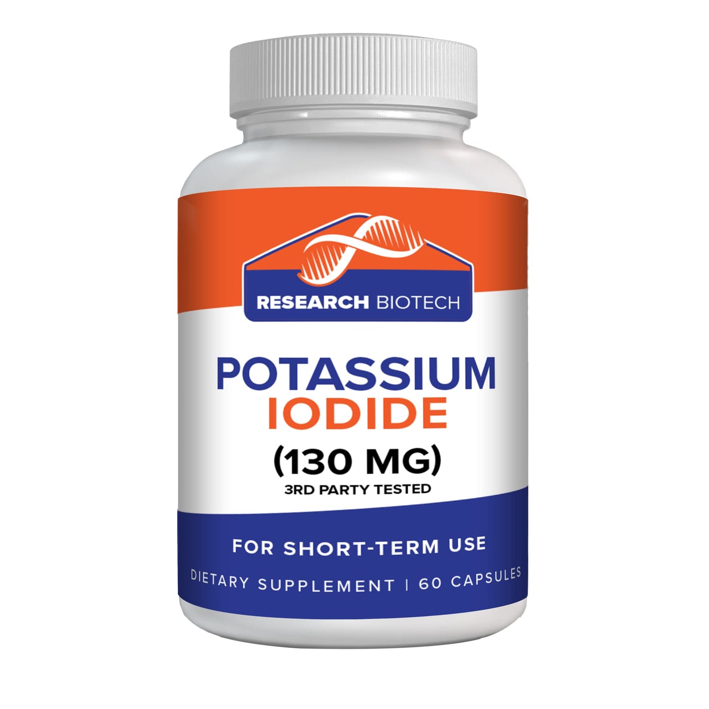 Research Biotech Group Potassium Iodide Supplement 130 mg 60 Capsules