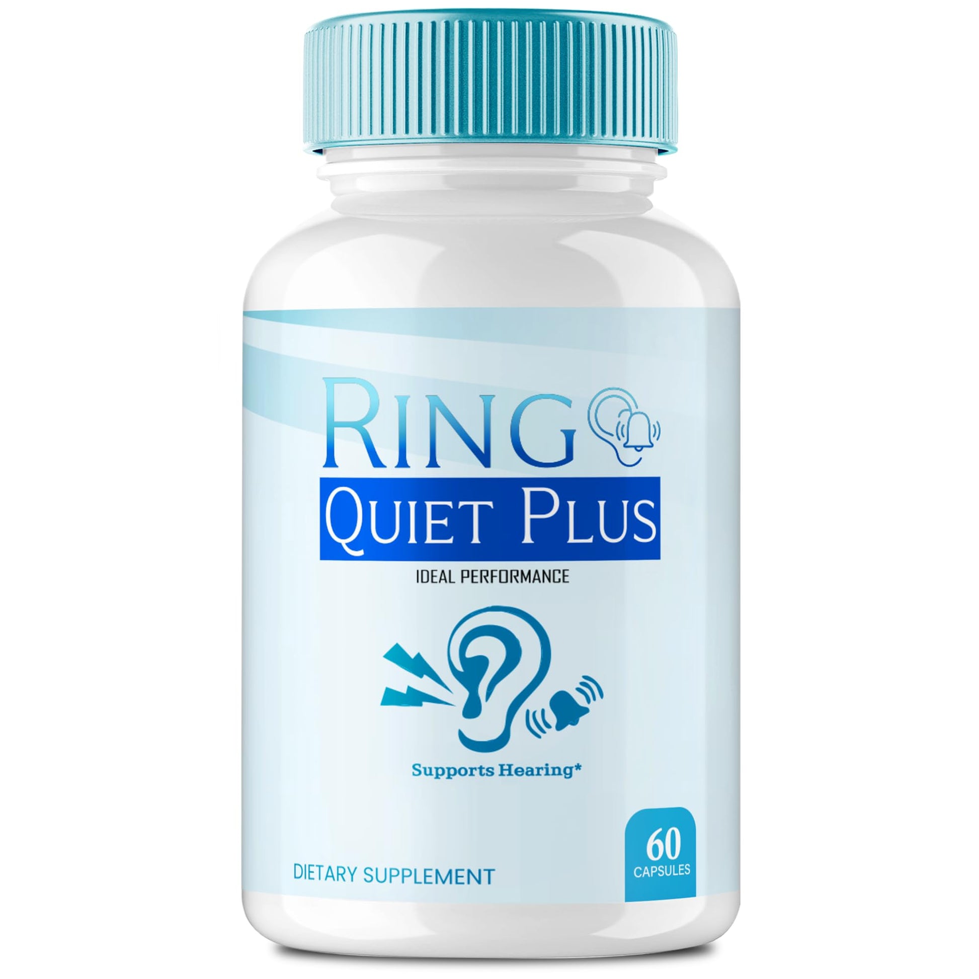 IDEAL PERFORMANCE Ring Quiet Plus Tinnitus Relief for Ringing Ears 60 Capsules