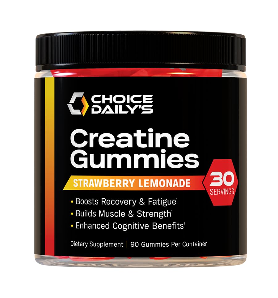 CHOICE DAILY’S Creatine Gummies Gummy, 90 Count