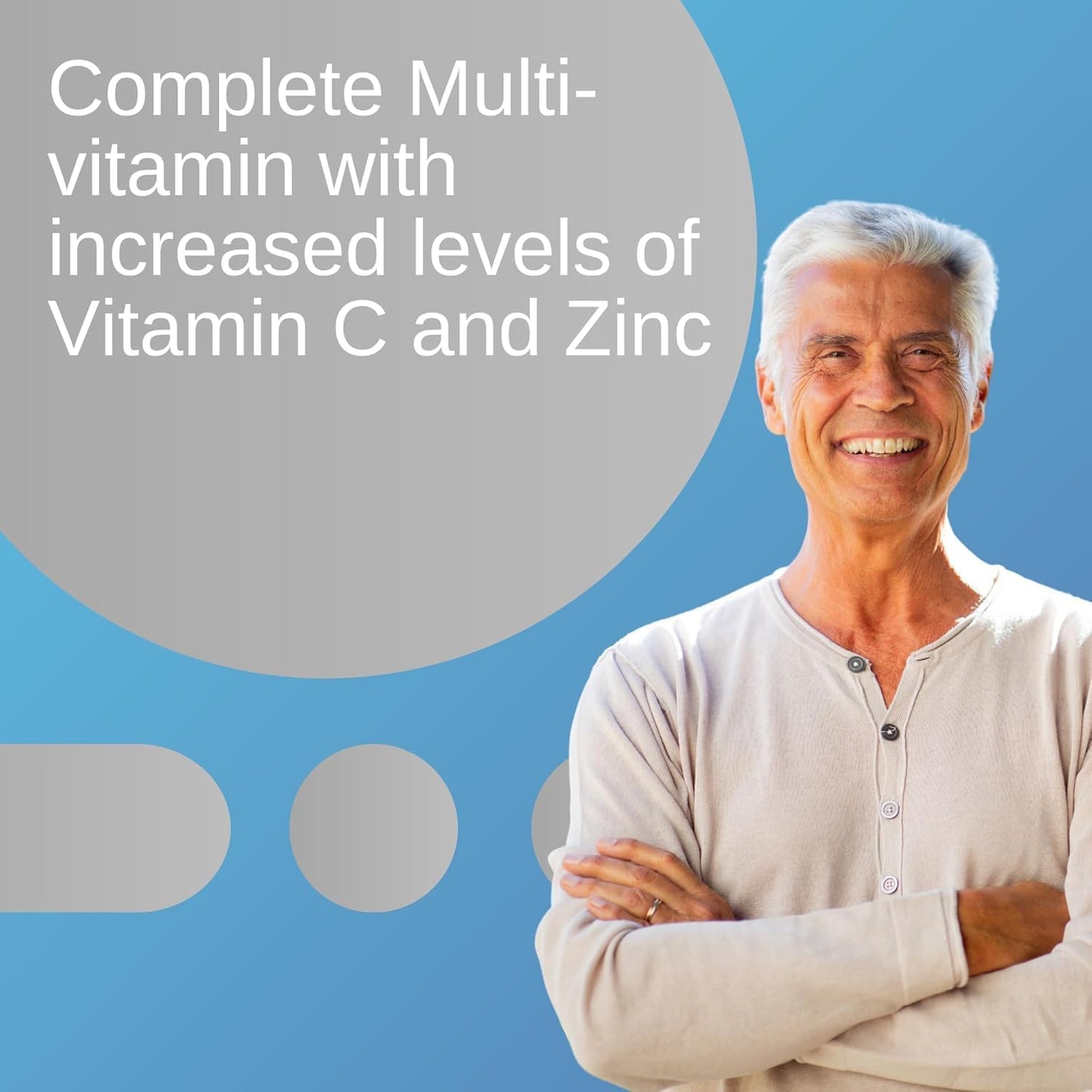Generic Multigummies for Men 50+ Multivitamin with Vitamin D, B6 & B12, 80 Gummies