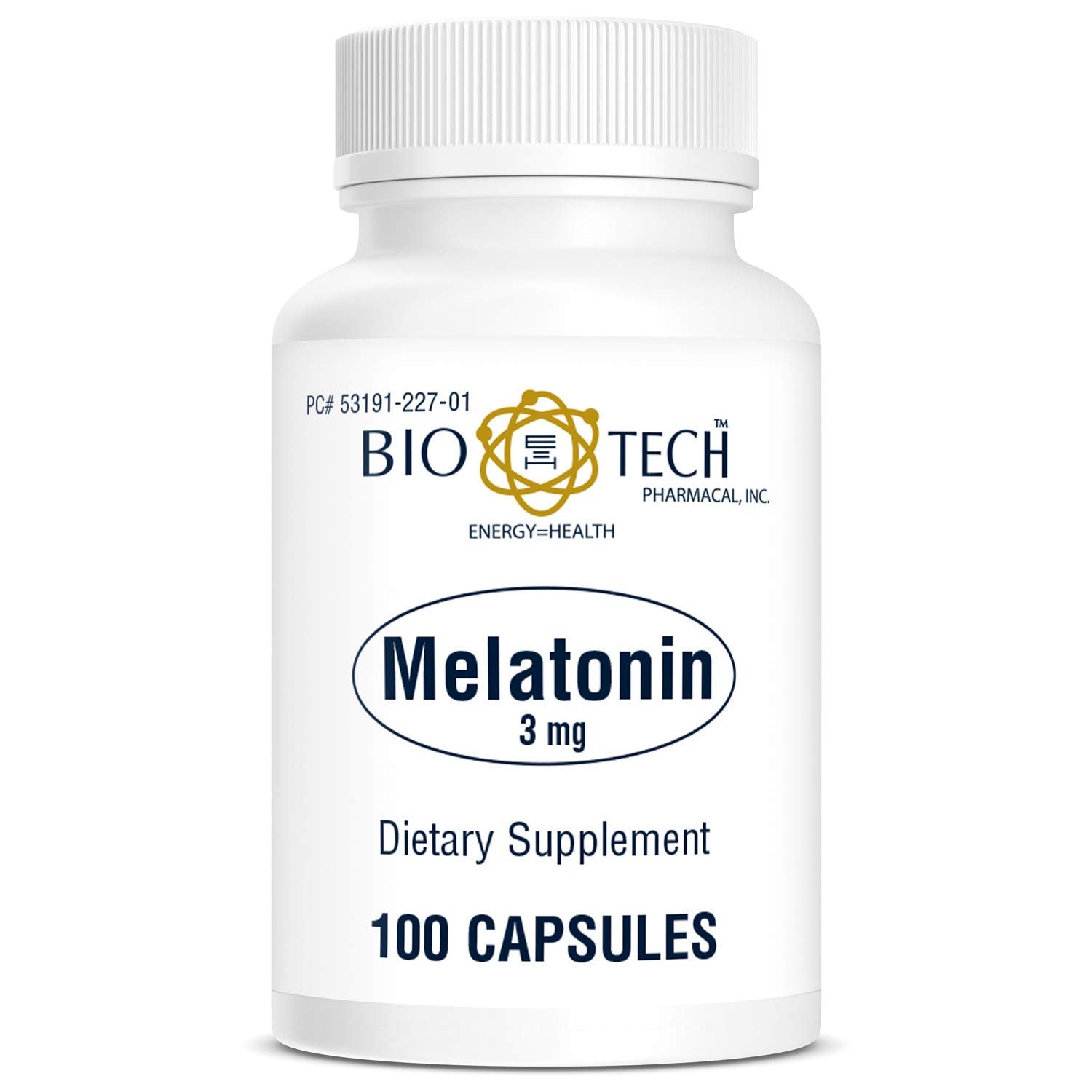 Bio-Tech Pharmacal Melatonin 3mg Capsule, 100 Capsules