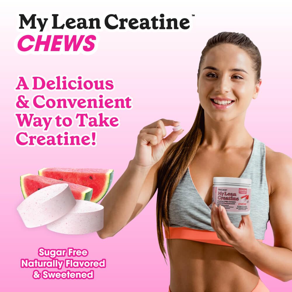 Fit & Lean My Lean Creatine Chewable Tablets, 120 Count