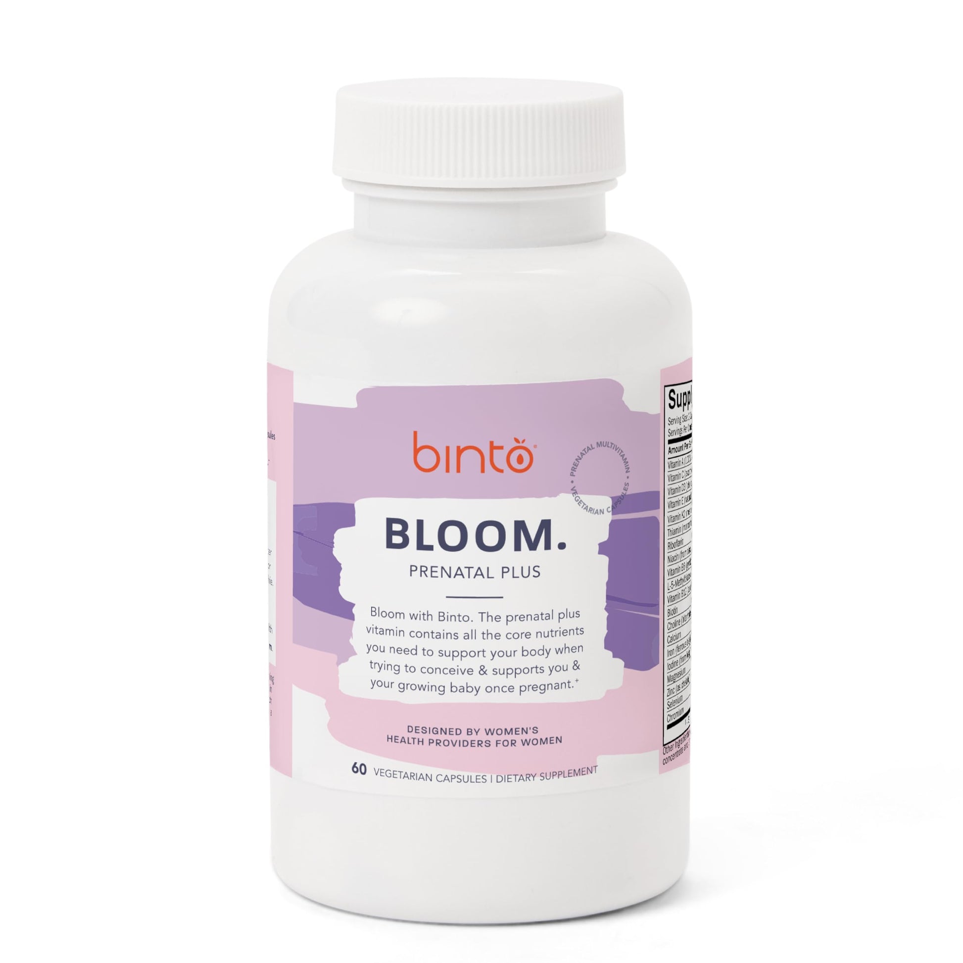 Binto Bloom Prenatal Supplements 60 Capsules