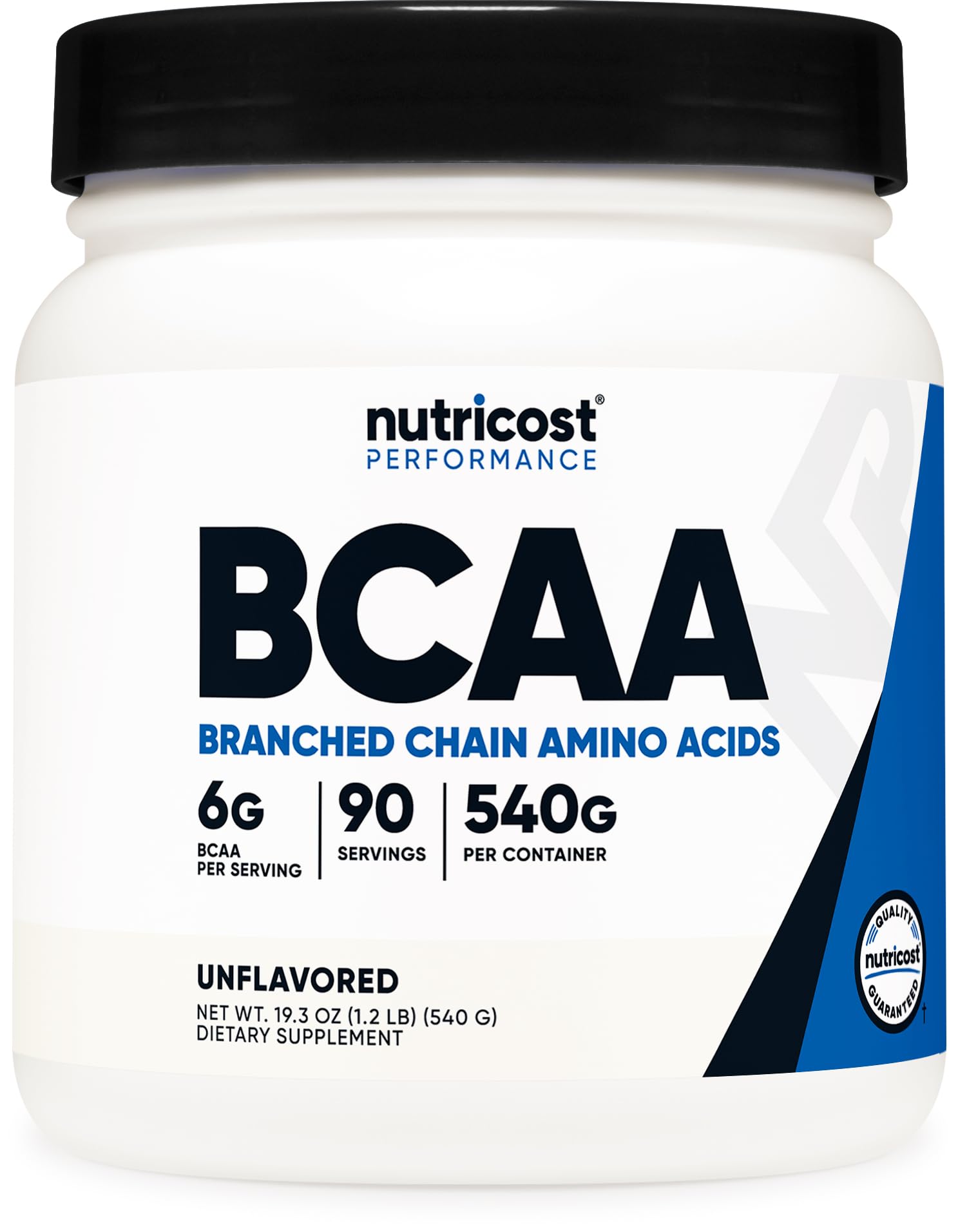 Nutricost BCAA Powder 2:1:1, Unflavored, 19.2 oz