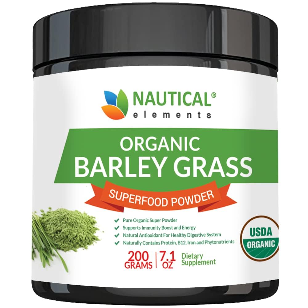 Nautical Elements Barley Grass Powder 7.1 Ounces