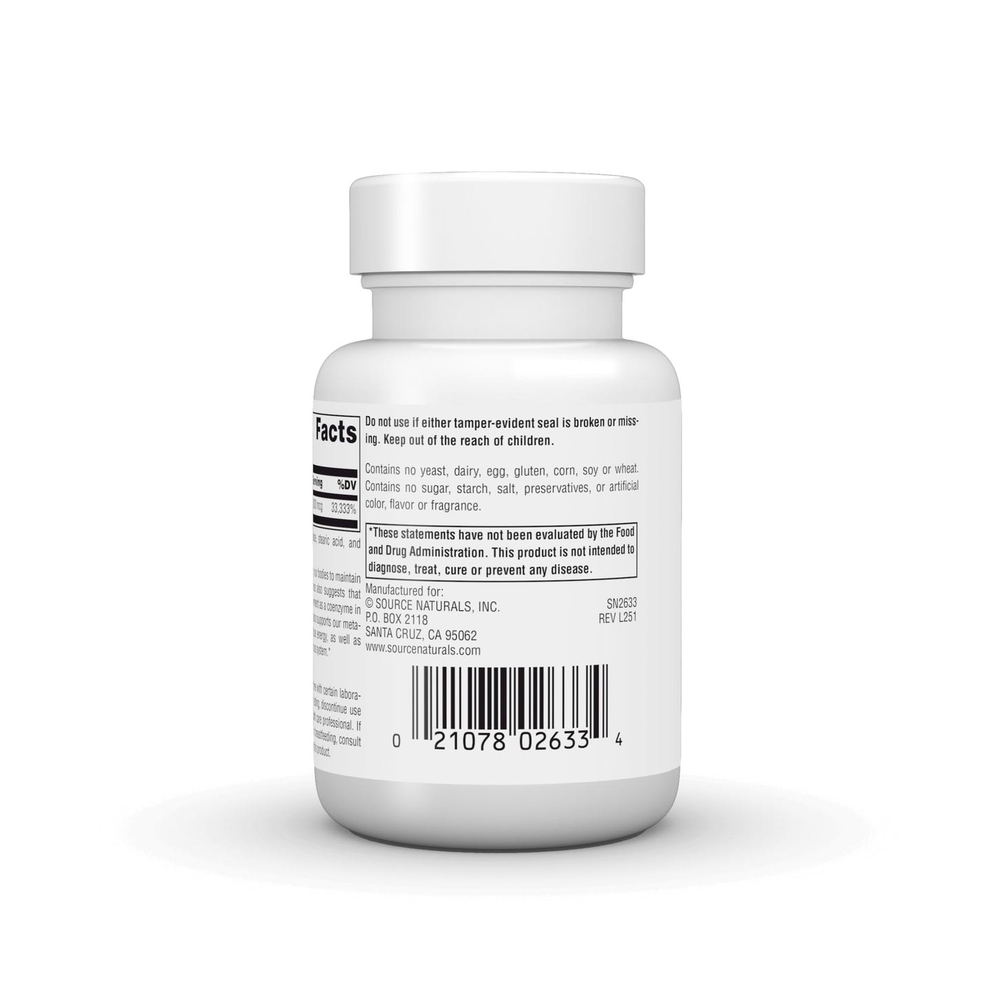 Source Naturals Biotin Hair, Skin, and Nail Support 10,000 mcg Tablets, 120 Tablets