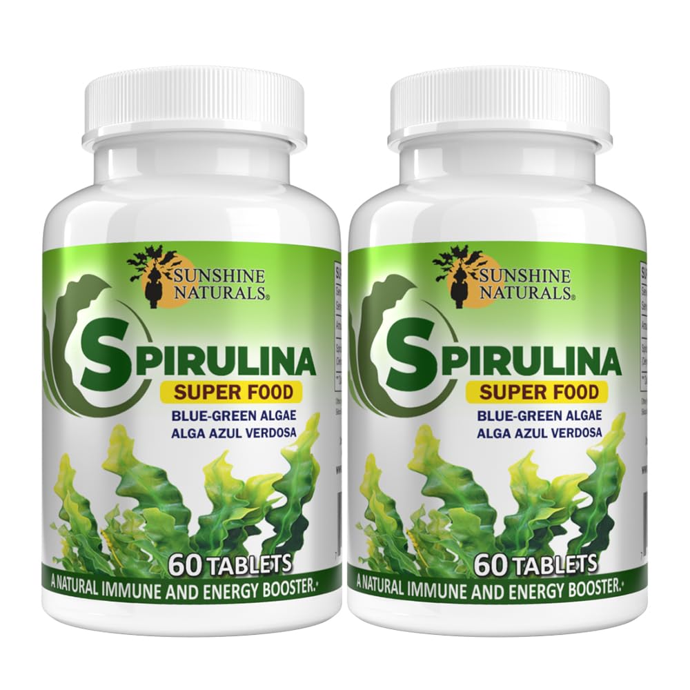 Sunshine Naturals Spirulina Tablet 60 Tablets