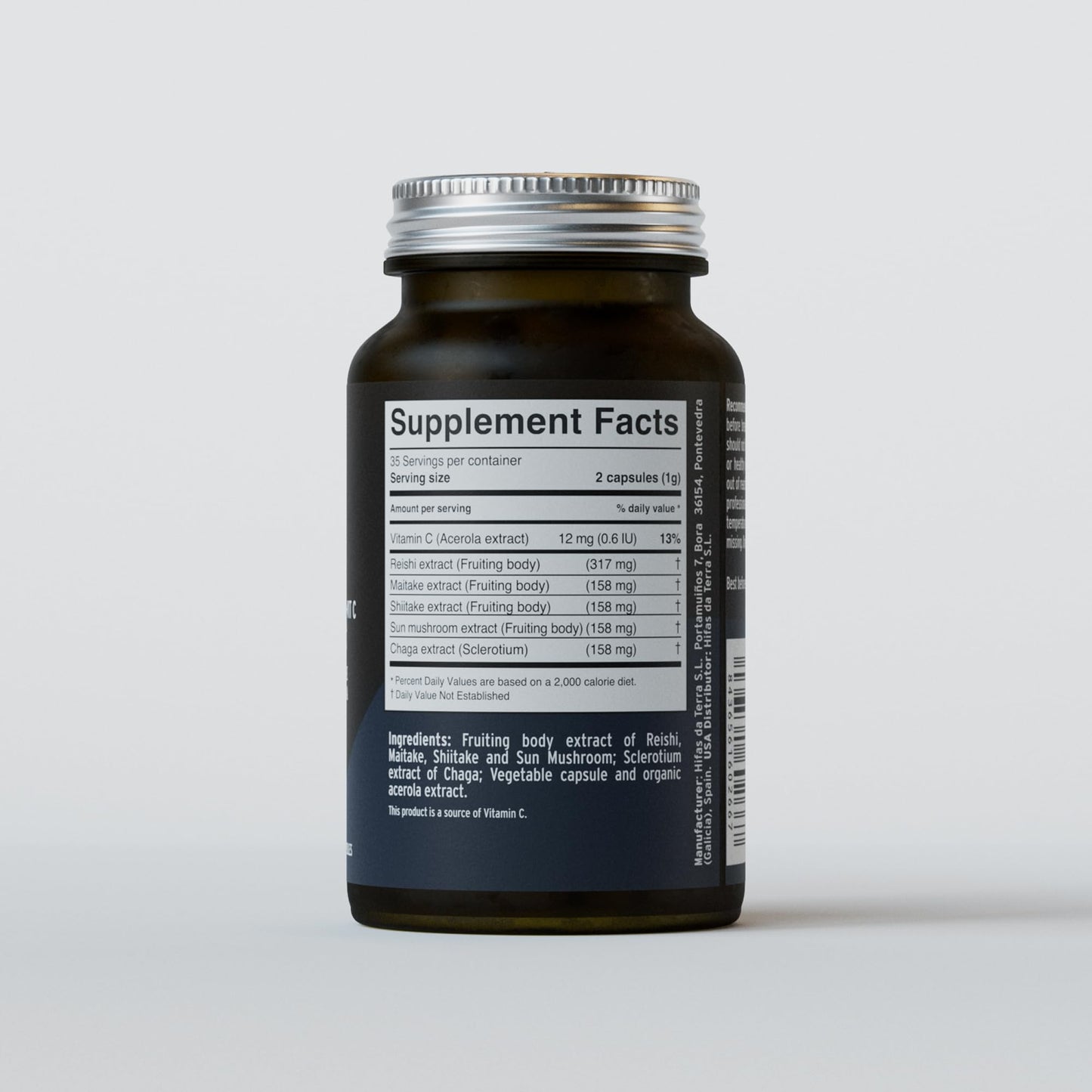 HIFAS DA TERRA Mico-Five Mushroom Complex 70 Capsules