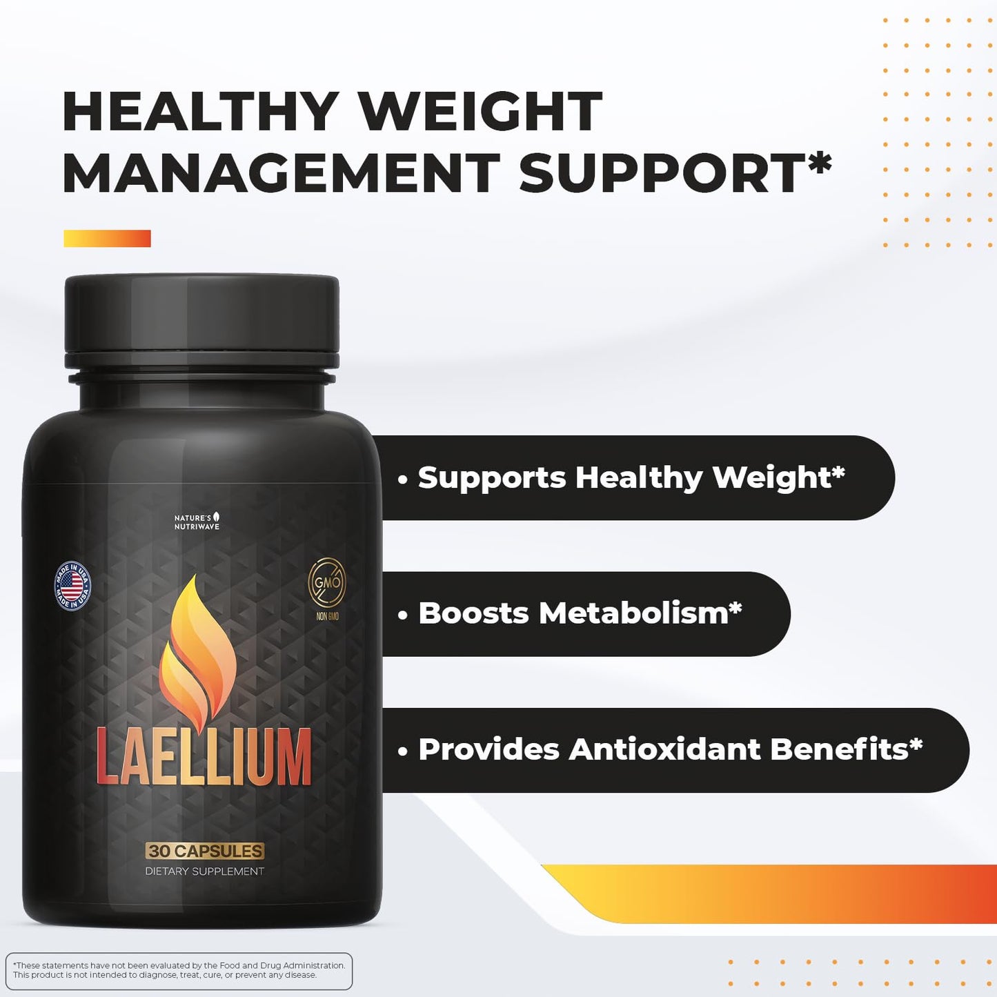 Nature’s NutriWave Laellium Capsules, 90 Count