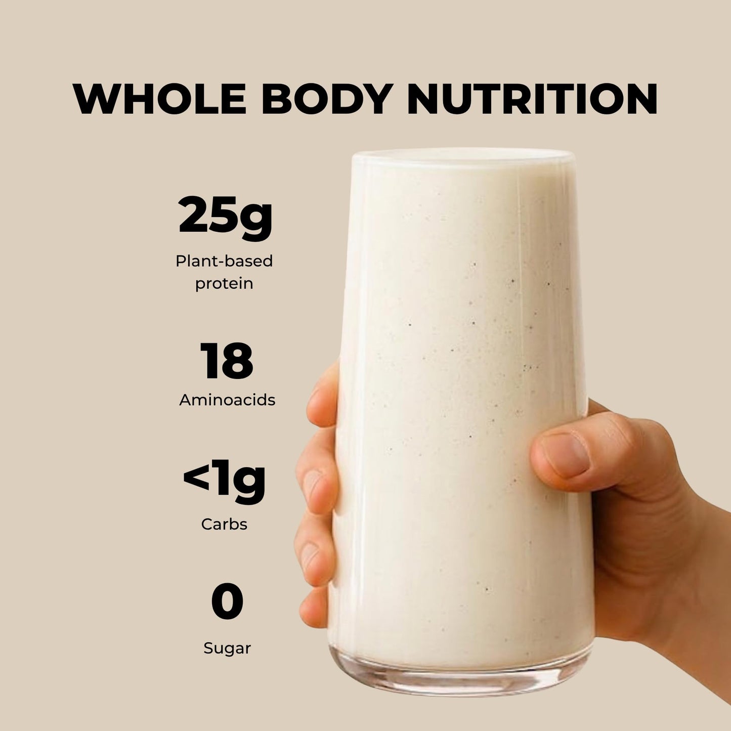 Beyond Good Foods Vegan Protein Powder Vanilla, 2 lb, 30 Servings