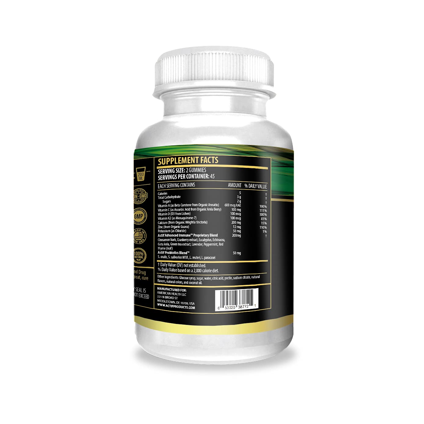 ACTIF Teeth and Gums Mega Support Capsule 1 Count
