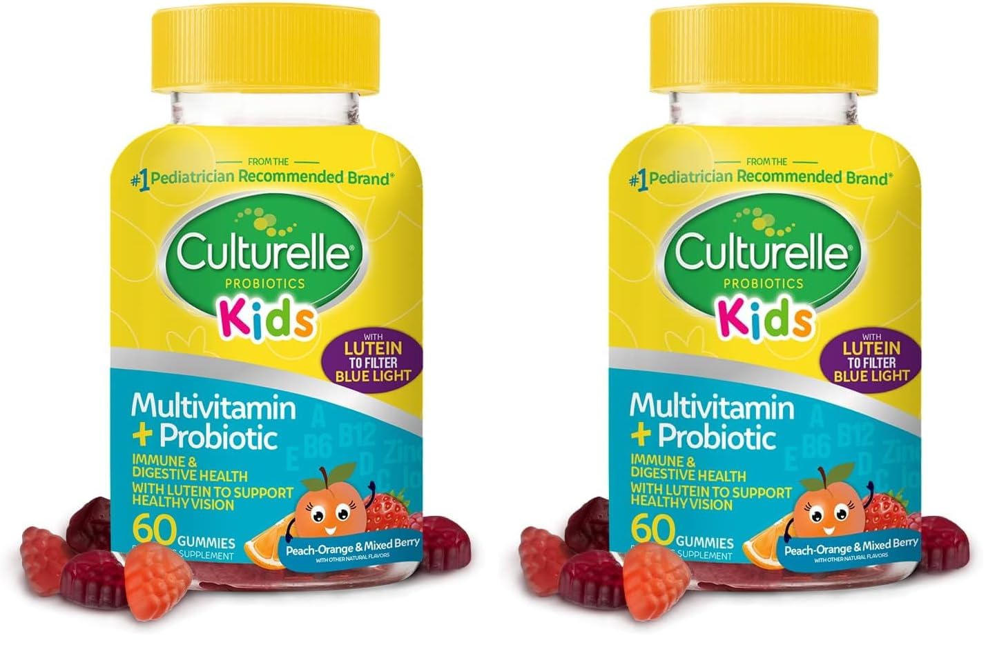 Culturelle Kids Multivitamin + Probiotic for Kids (Ages 2+), Gummies, 120 Count
