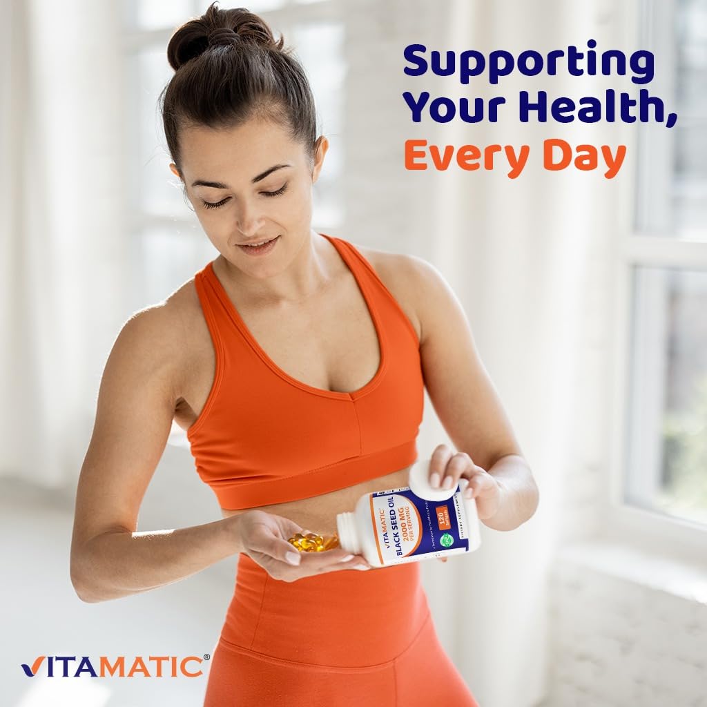 Vitamatic Black Seed Oil Softgels 120 Count