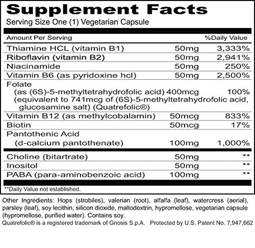 Priority One Vitamin B Complex Capsules 60