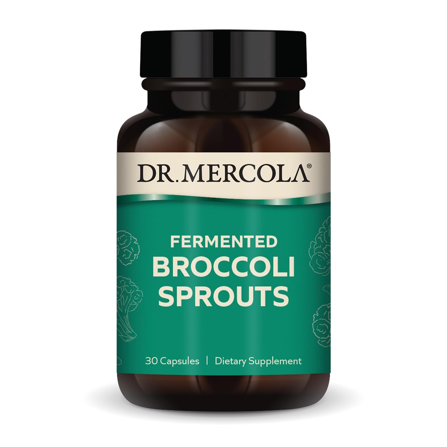 Dr. Mercola Organic Fermented Broccoli Sprouts Capsule, 30 Count