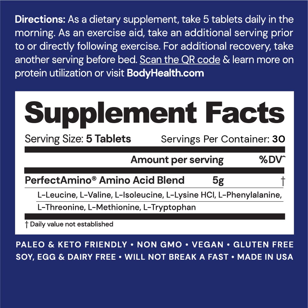 BodyHealth PerfectAmino 180 Tablets