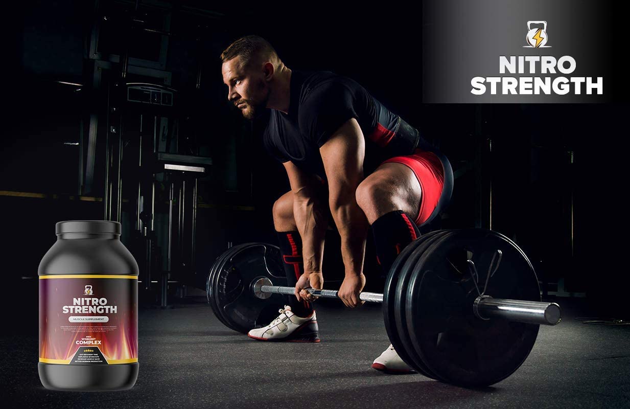 Nutra City Nitro Strength Muscle Supplement Capsule, 90 Capsules