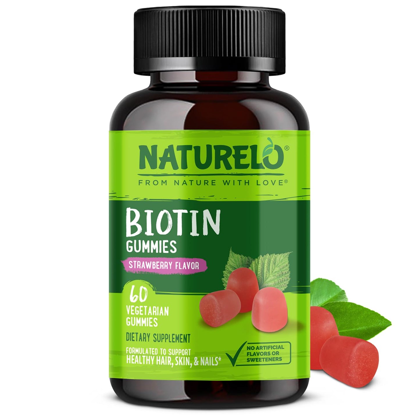 NATURELO Biotin 60 Gummies