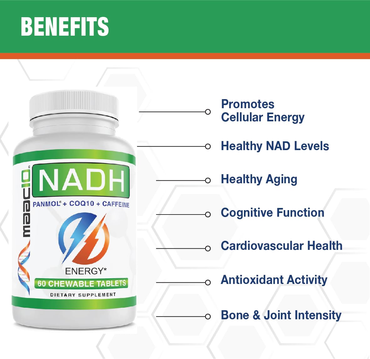 MAAC10 Energy Booster Tablet 60 Count