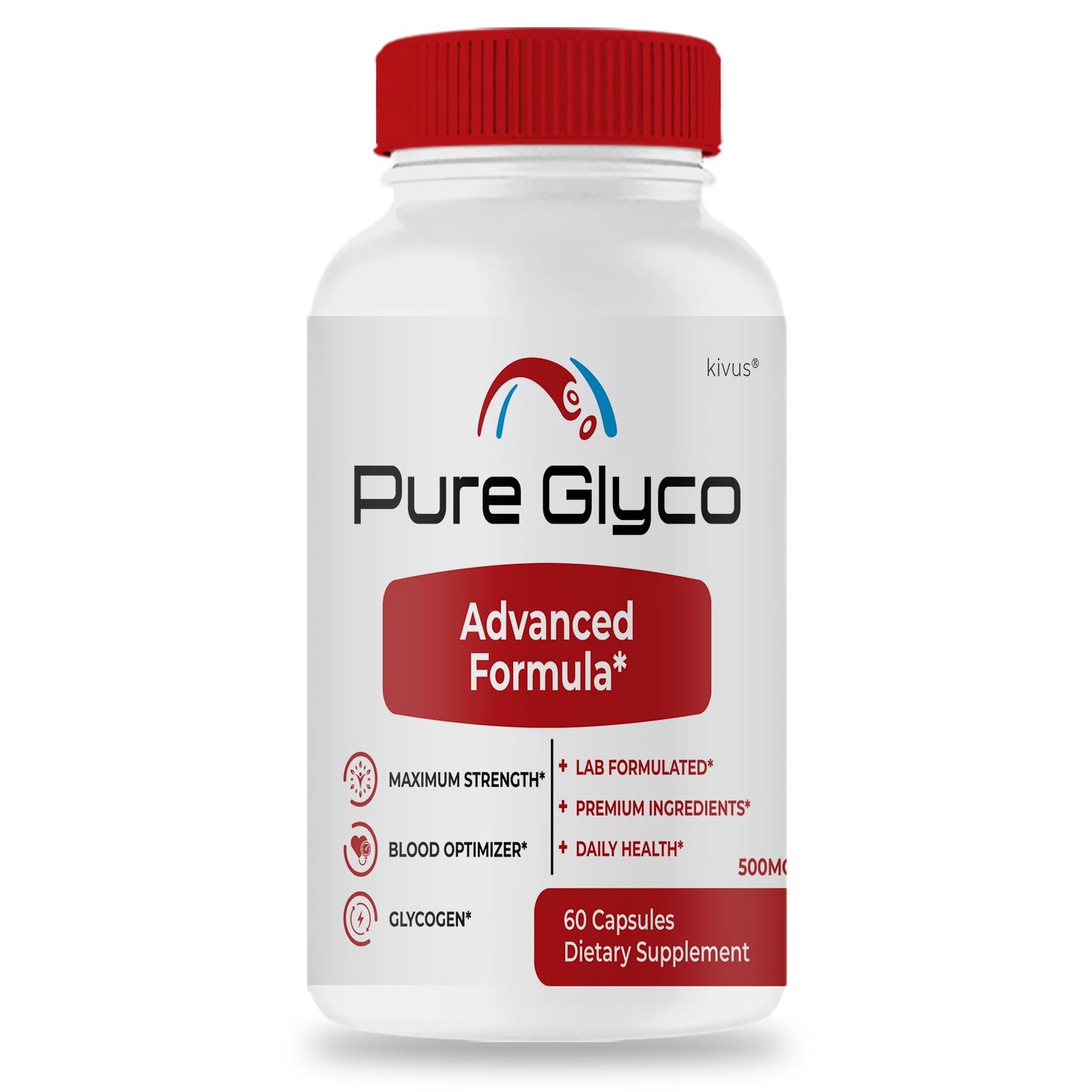 Kivus Pure Glyco Capsule Formula, 60 Capsules