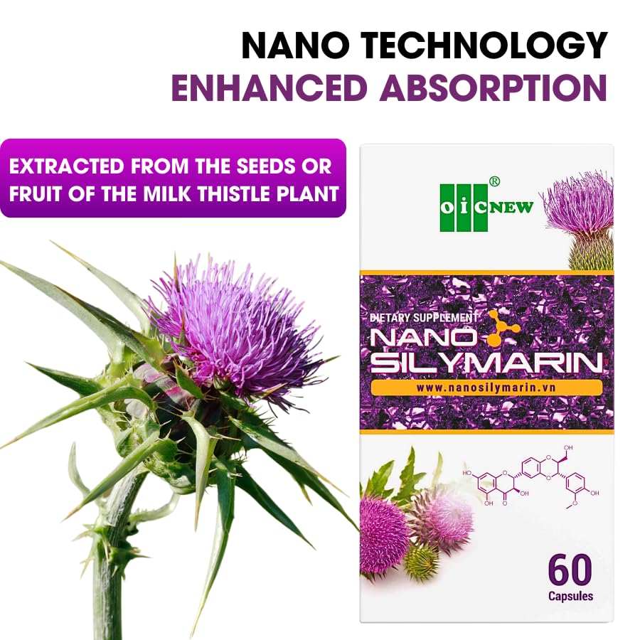 OIC NEW Nano Silymarin Capsules, 60 Count