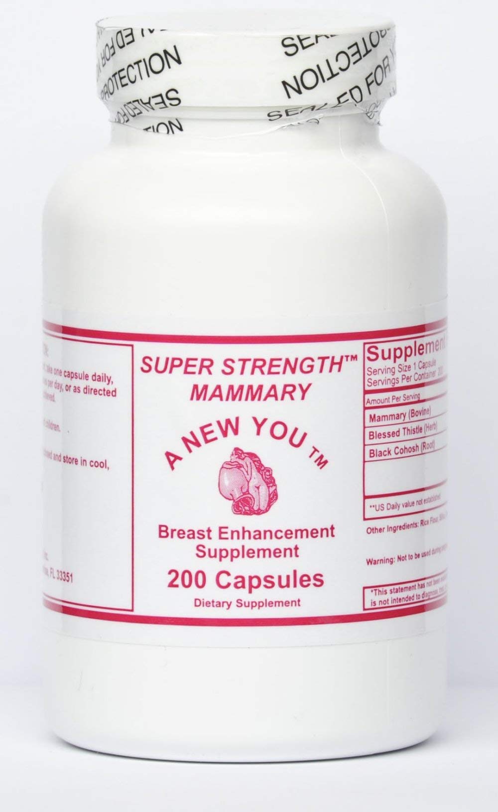 SOR, Inc. Super Strength Mammary Glandular Formula Capsules 200