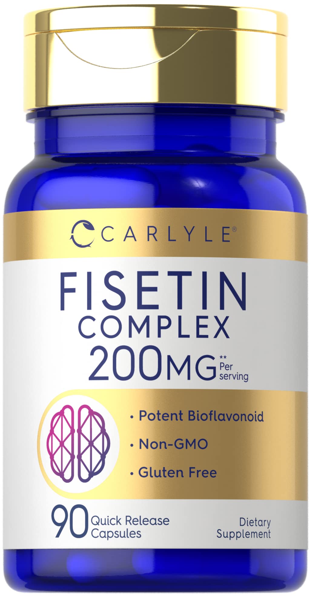 Carlyle Fisetin Complex Supplement Capsule 90 Count
