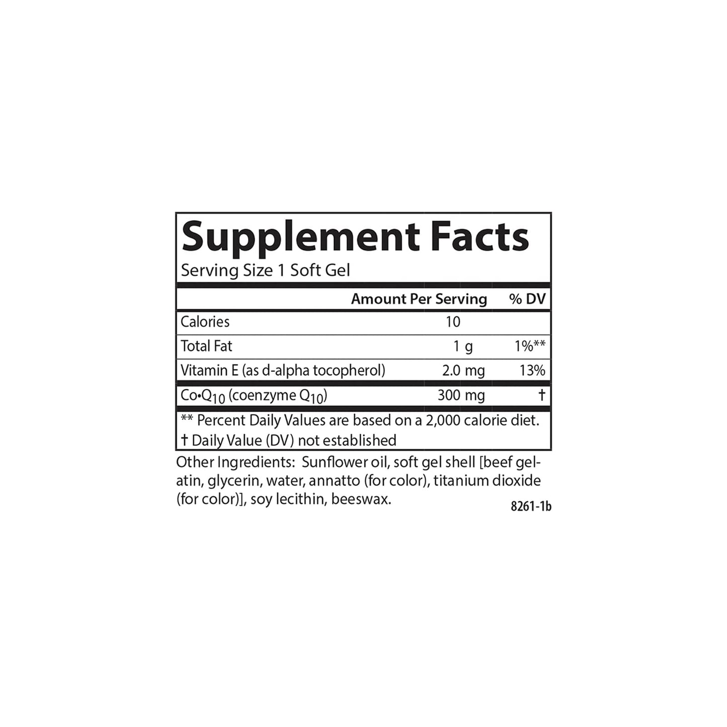 Carlson CoQ10 300mg Softgels, 90 Count