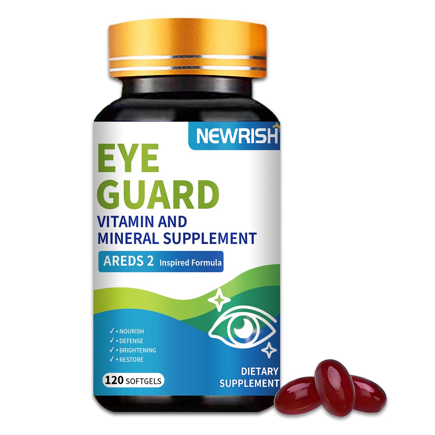 Newrish AREDS 2 Formula Softgels 120